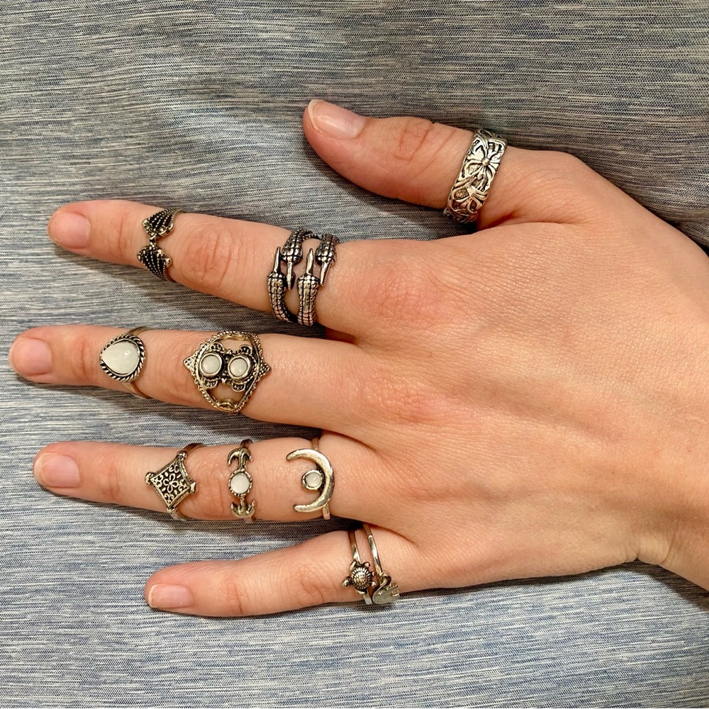 41 Stackable rings (ZZ Zinfandel brand)